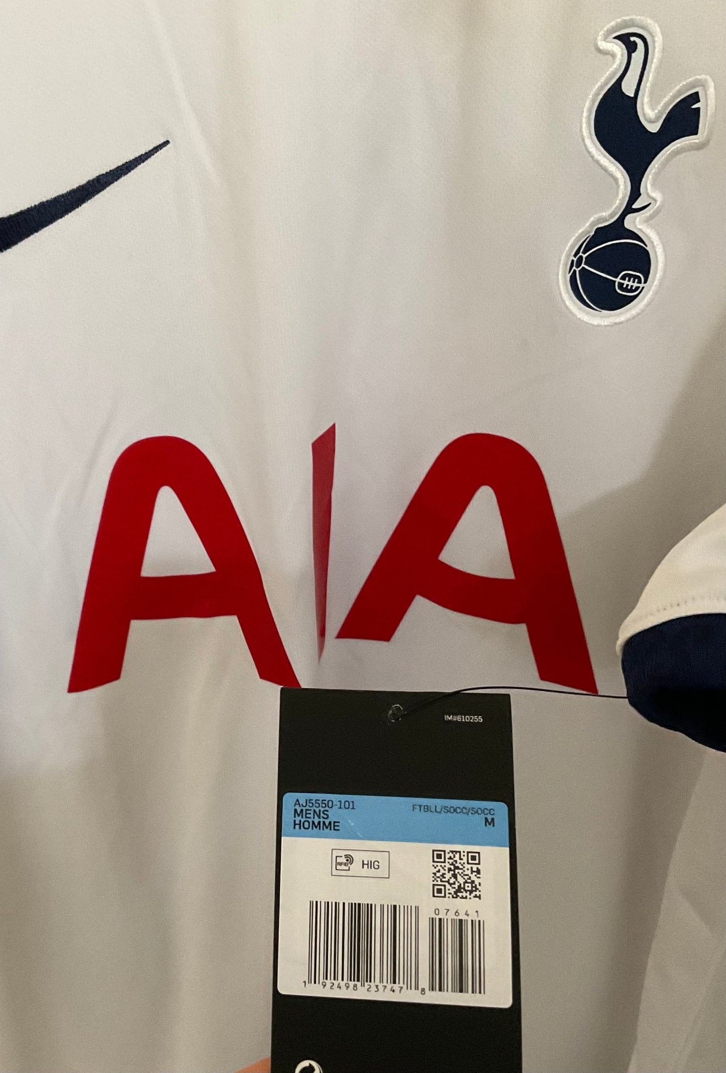 TOTTENHAM HOTSPUR 2019-20 HOME SHIRT SON 7 - Men’s Medium (BNWT)
