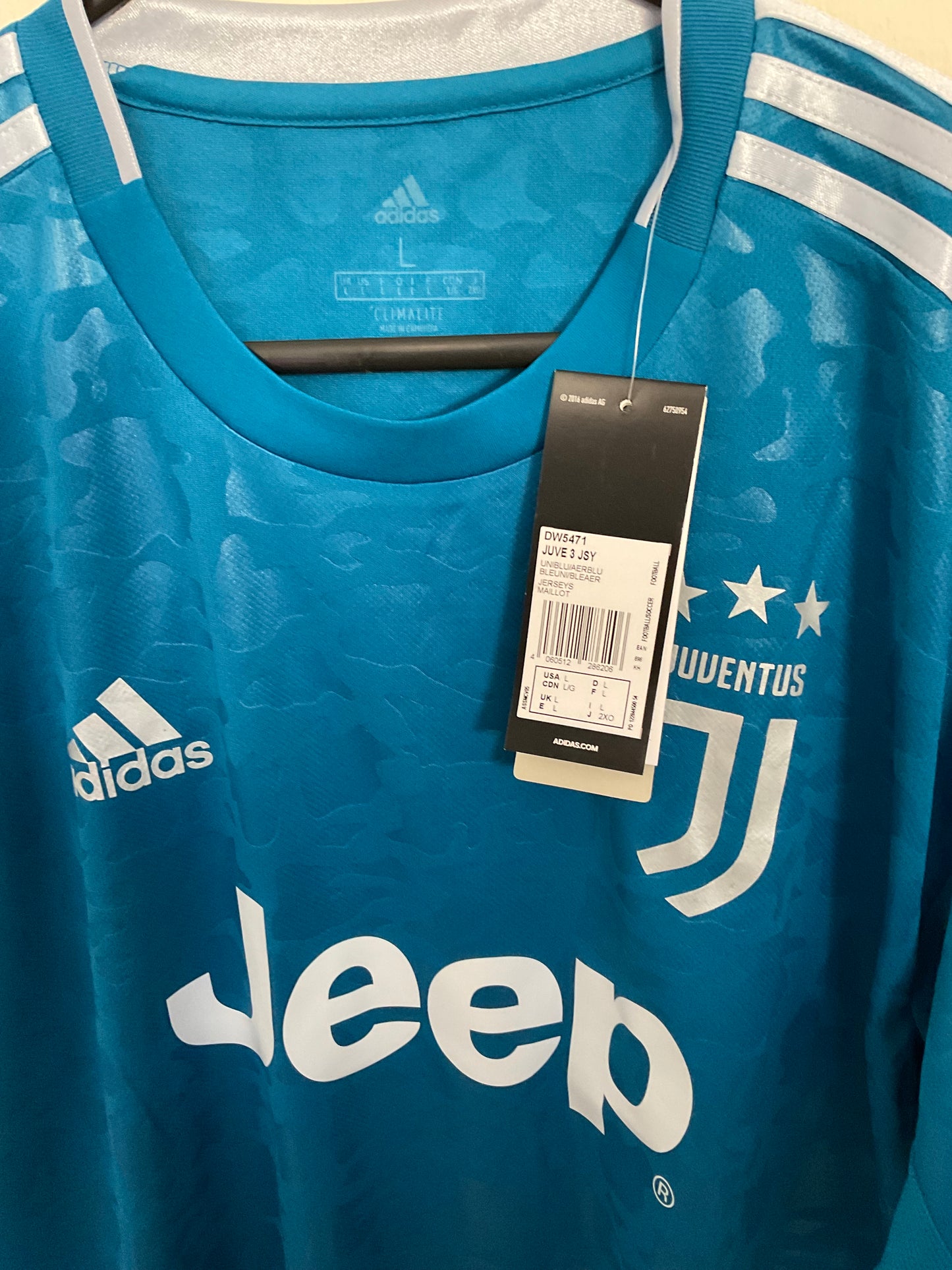 JUVENTUS 2019-20 AWAY SHIRT - Men’s Large (BNWT)